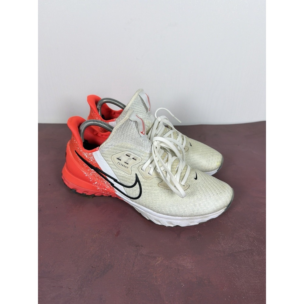 Nike Air Zoom Infinity‎ Tour Mens Size 9 White Red Lace Up Golf Shoes CT0540-124
